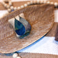 Camo Teardrop Faux Leather Earrings