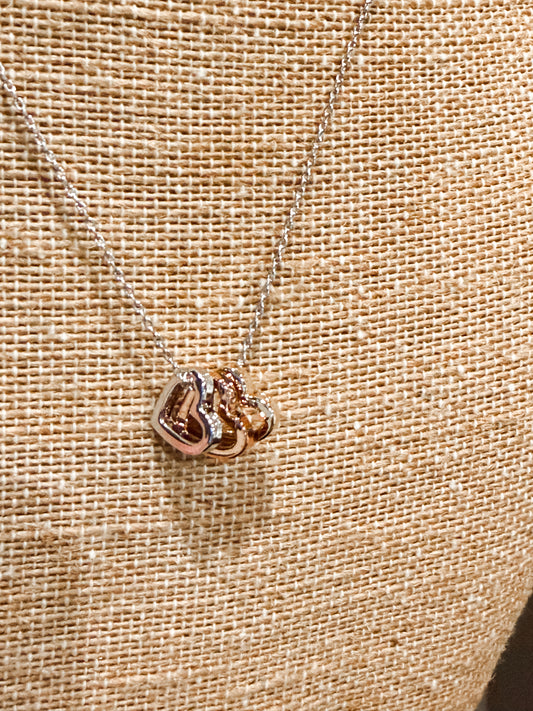 Heart Trio Necklace