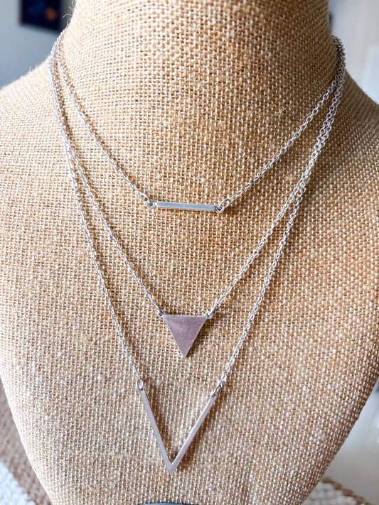 Layered Arrow Necklace