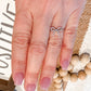 Bow Rhinstone Adjustable Ring