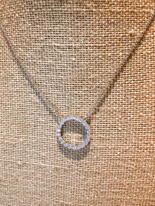 Infinity Circle Necklace