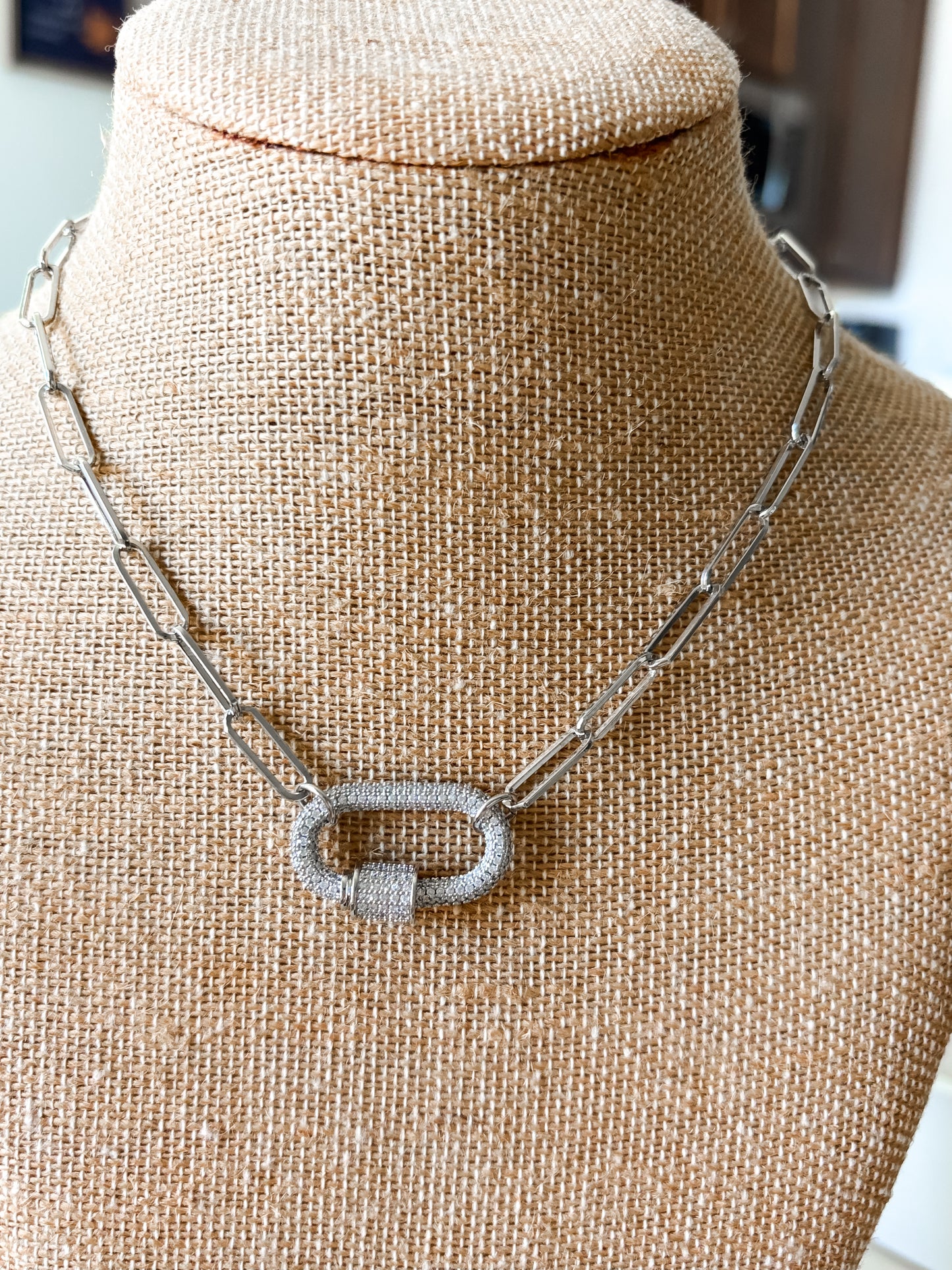 Silver Magnetic Chain Necklace