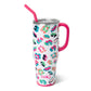 Multi Rainbow Leopard SWIG Mega Tumbler