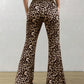Leopard Flare Pants