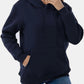 Drawstring Long Sleeve Hoodie with Fleece Lining