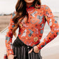 Country Cowgirl Sheer Long Sleeve Bodysuit