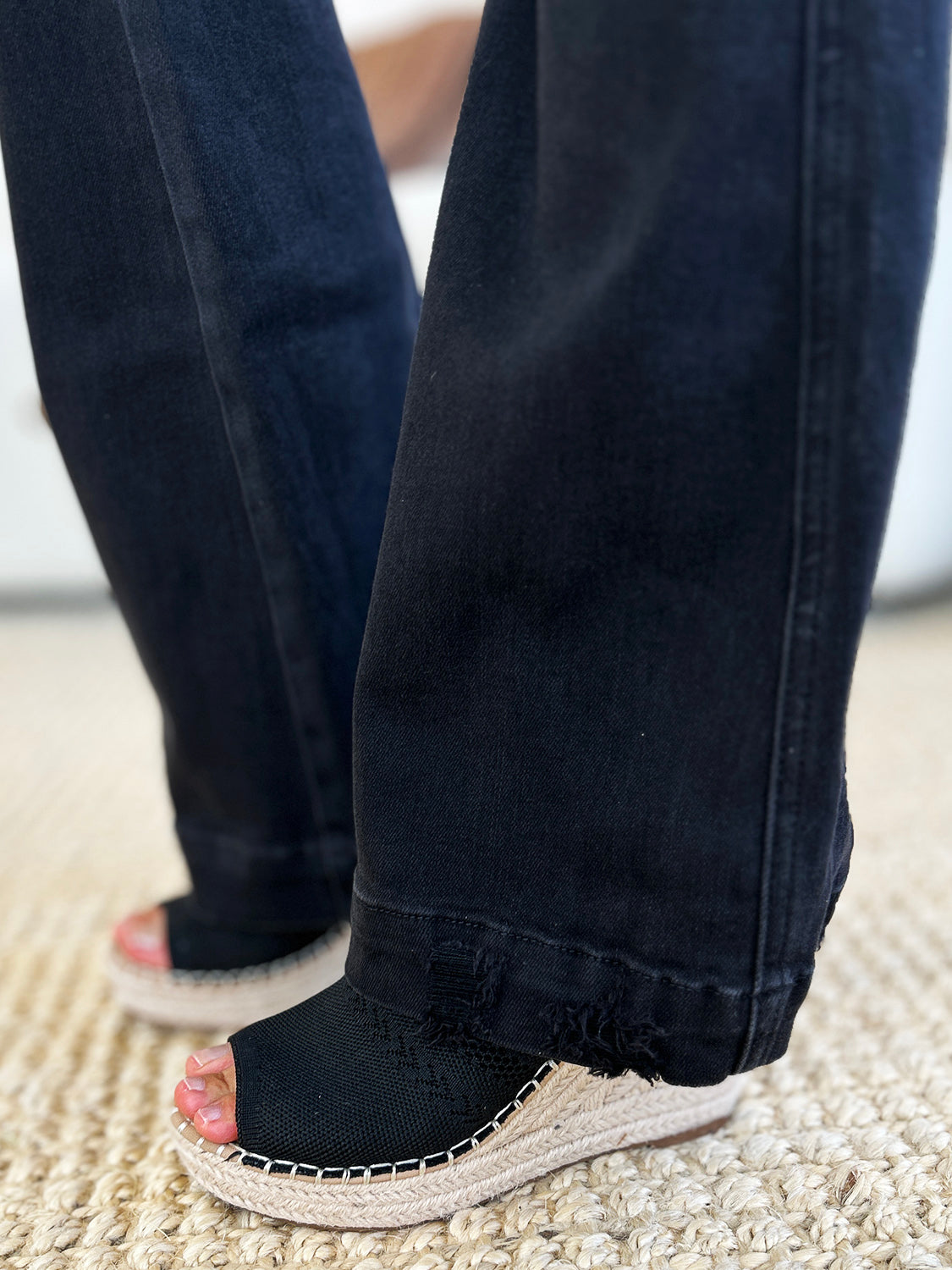 Judy Blue Distressed Flare Jeans