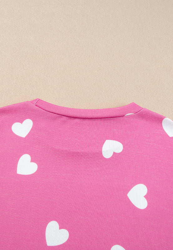 Hearts Shorts Set