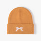 Embroidered Coquette Bow Knit Beanie