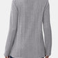 Vneck Long Sleeve Solid Shirt