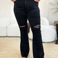 Judy Blue Distressed Flare Jeans