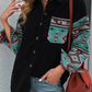 Aztec Collared Shacket