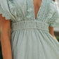 Lace Deep V Dress
