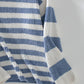 Red and White Striped Sweater