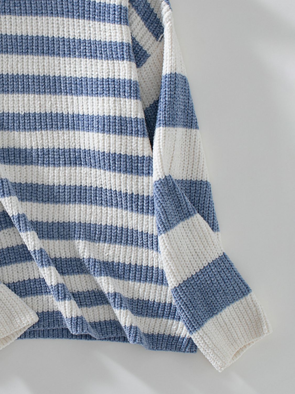 Red and White Striped Sweater