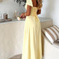 Devine Sweetheart Neck Short Sleeve Maxi Dress