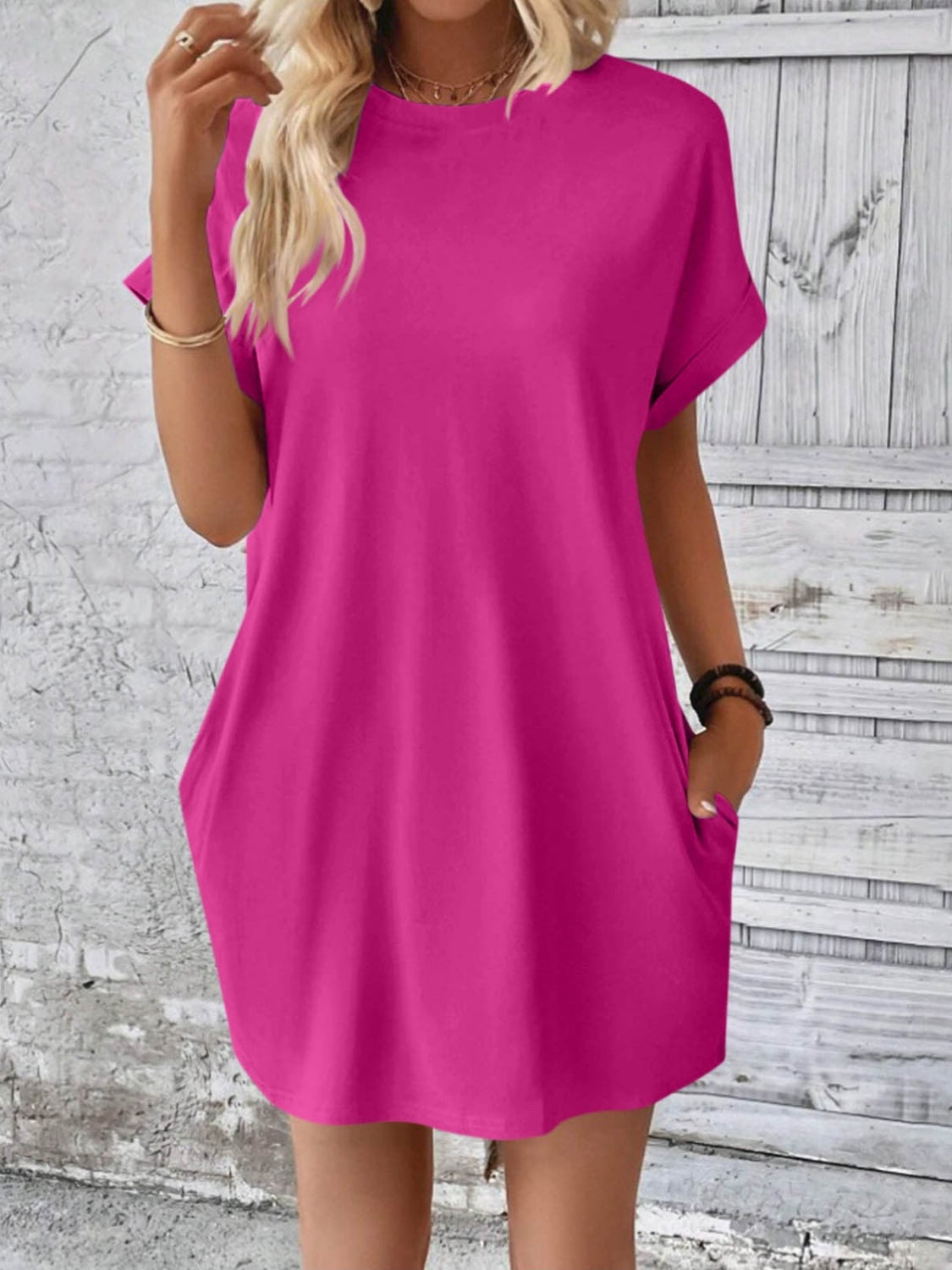 Tshirt Dress with Pockets