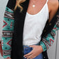 Aztec Collared Shacket