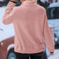 Half Zip Long Sleeve Fleece Lined Sweatshirt