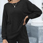 Lounge Worthy Dropped Shoulder Top and Shorts Set