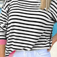 Striped Color Block Long Sleeve