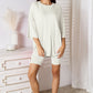 *APP EXCLUSIVE*x Soft Rayon Three-Quarter Sleeve Top and Shorts Set