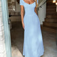 Devine Sweetheart Neck Short Sleeve Maxi Dress