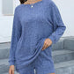 Lounge Worthy Dropped Shoulder Top and Shorts Set