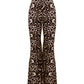 Leopard Flare Pants