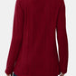 Vneck Long Sleeve Solid Shirt