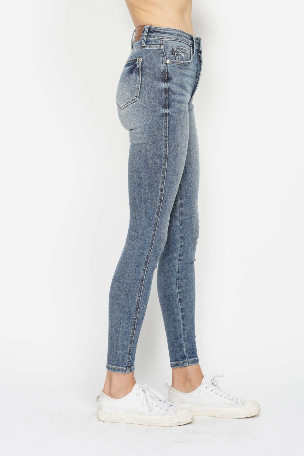 Judy Blue Tummy Control Non Distressed Skinny Jeans