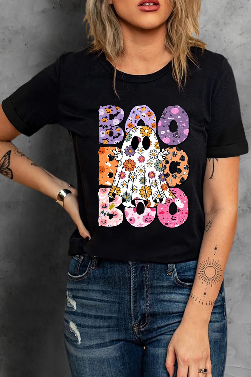 BOO Hippy Ghost Tee