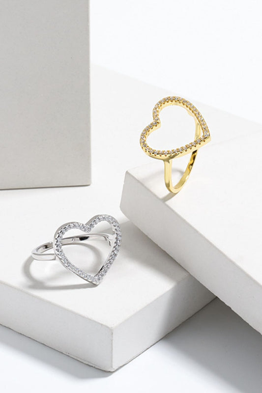 925 Sterling Silver Heart Ring