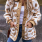 Retro Flower Sherpa Jacket