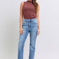 Judy Blue Raw Hem Bootcut Jeans