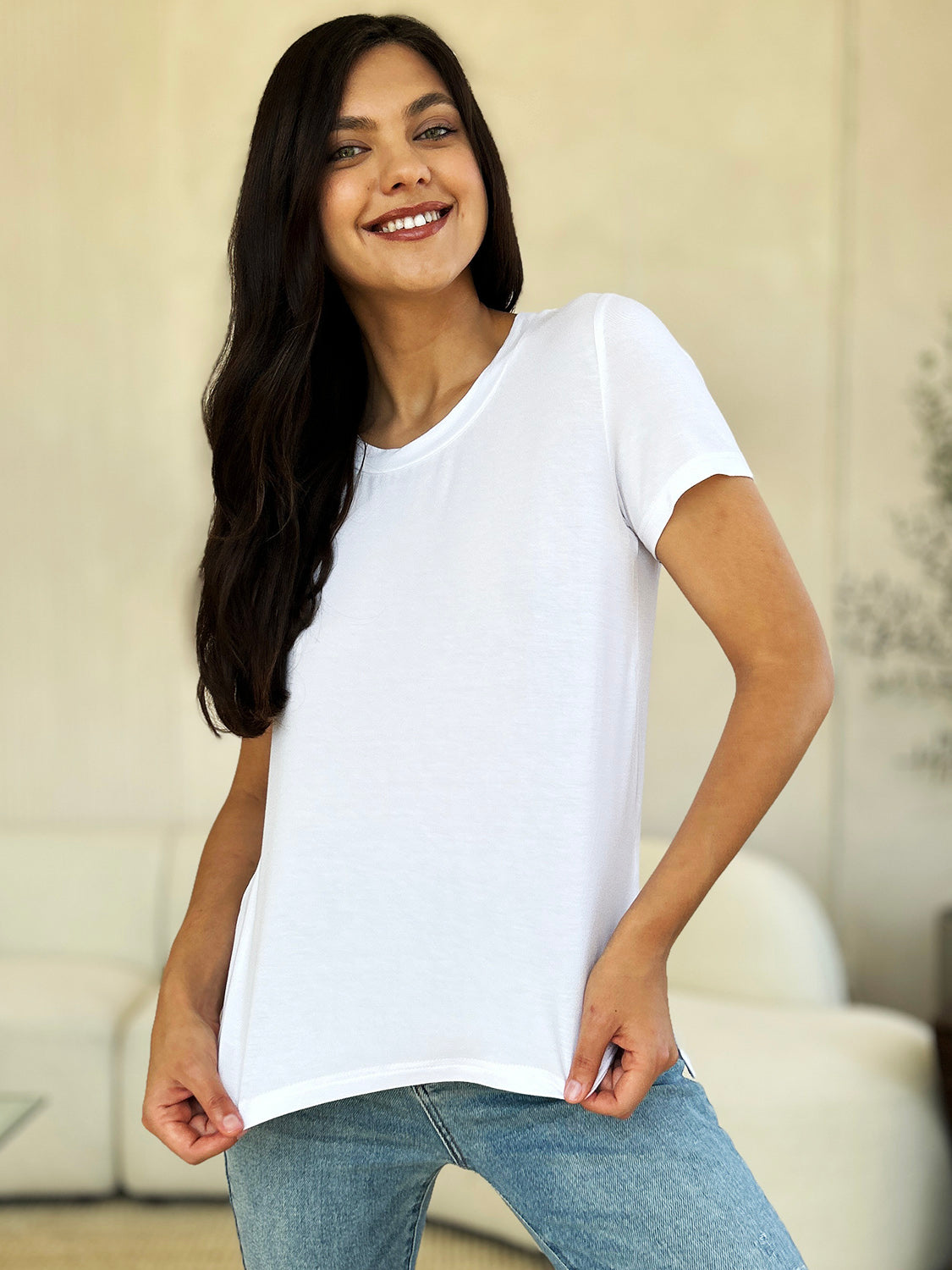 Round Neck Short Sleeve TShirt