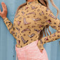 Country Cowgirl Sheer Long Sleeve Bodysuit