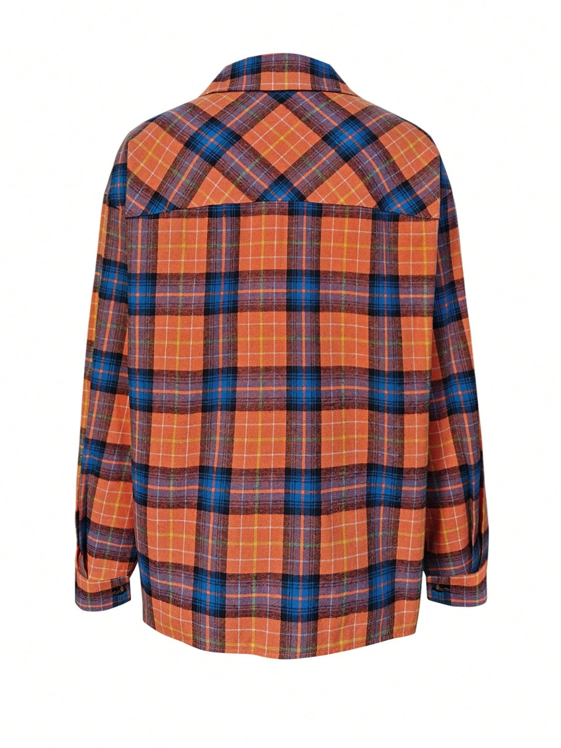 Plaid Flannel Long Sleeve Shirt