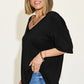 Bamboo Vneck Drop Shoulder Tshirt