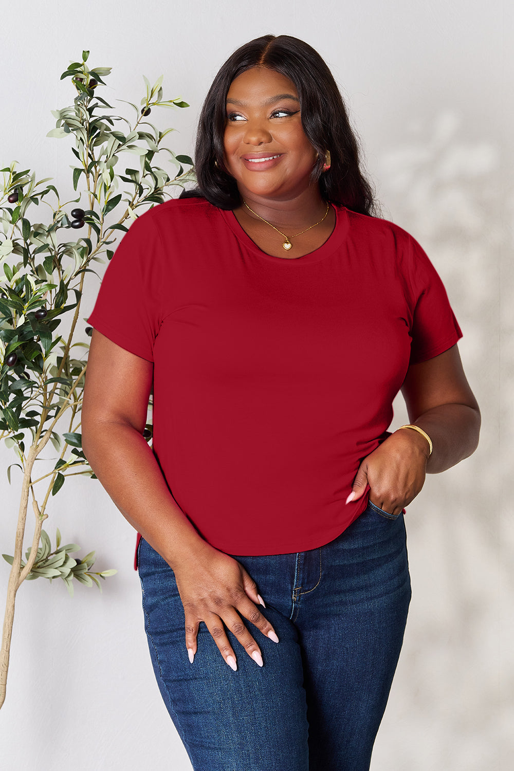 Round Neck Short Sleeve TShirt