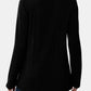 Vneck Long Sleeve Solid Shirt