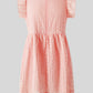 *App Exclusive* Ruffled Eyelet Deep V Dress