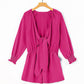 *APP EXCLUSIVE* Tied Flounce Sleeve Plunge Romper