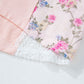 Floral V-Neck Three-Quarter Sleeve Blouse