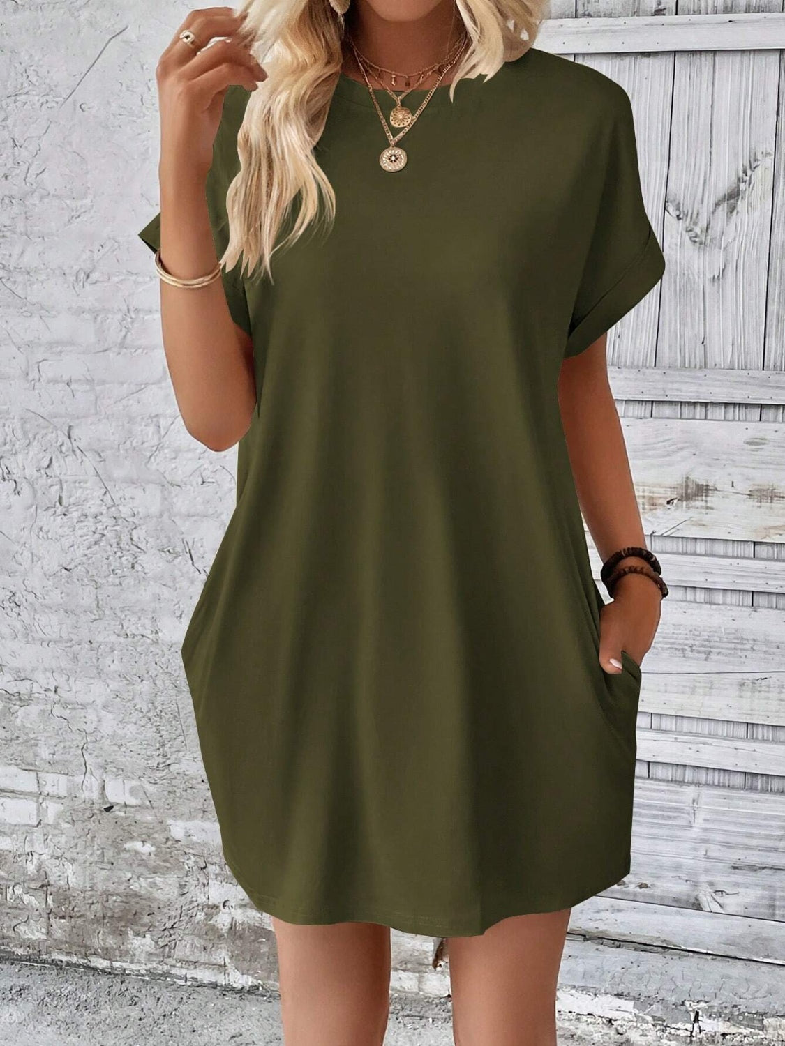 Tshirt Dress with Pockets