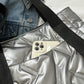 Puffer Tote Bag with Side Pockets