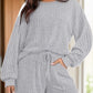 Lounge Worthy Dropped Shoulder Top and Shorts Set