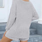 Lounge Worthy Dropped Shoulder Top and Shorts Set