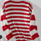 Red and White Striped Sweater