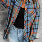 Plaid Flannel Long Sleeve Shirt